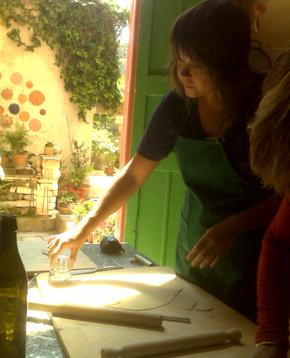 makingpasta Nicole making pasta