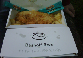 fishnchips The best traditional fish n chips-and right by the water.