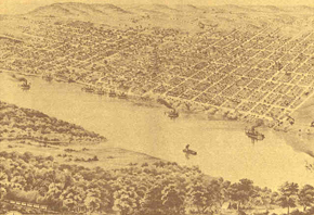 oldleavenworth Leavenworth, Kansas circa 1800’s-Courtesy of the Command General Staff College of Ft. Leavenworth